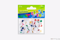 Ozdoba Dekoracyjna Kolor Oczy 12Mm CRAFT WITH FUN