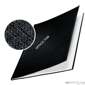 Okładki twarde, płótno tłoczone (17,5mm), do 175 kartek, czarny LEITZ
