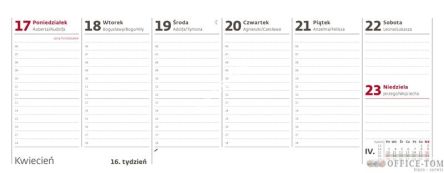 Kalendarz biurkowy 2017 Notatnikowy S506-17 HELMA