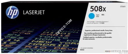 Toner HP 508X (CF361X) niebieski 9500str