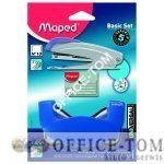 zestaw universal metal:zszywacz, dziurkacz, 400 zszywek n10 blister (12)