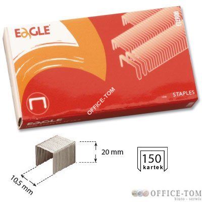Zszywki 23/20 EAGLE  zszywają do 190 kartek