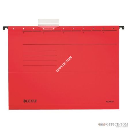 Teczki zawieszane ALPHA, czerwony Leitz