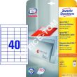 Trwałe Etykiety AVERY ZWECKFORM uniwersalne A4, 25 ark./op., 48,5 x 25,4 mm, białe - 2