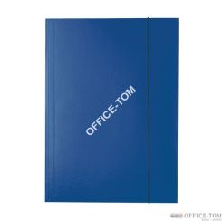 Teczka lakierowana z gumką, A4, granatowy Esselte