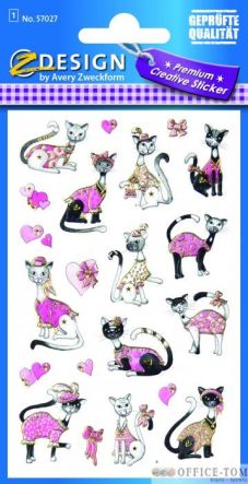 Naklejki AVERY ZWECKFORM Z-Design Creative Koty