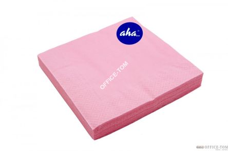 Serwetki Aha różówe 20 sztuk