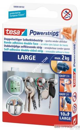 Plastry samoprzylepne TESA Powerstrips duże kpl. 10szt. Powerstrips duże kpl.10szt. 58000-00