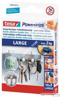 Plastry samoprzylepne TESA Powerstrips duże kpl. 10szt. Powerstrips duże kpl.10szt. 58000-00