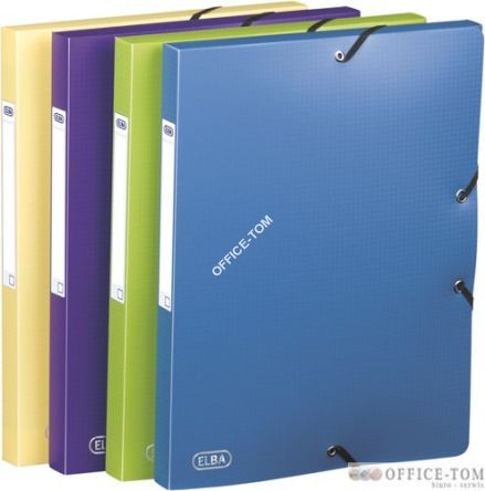 Teczka z szer. grzbietem ELBA A4 NEW MEMPHIS 2,5cm Zielony