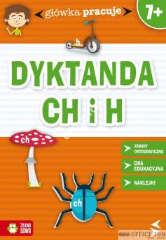 Książka GŁÓWKA PRACUJE Dyktanda H I CH 9788378957744 (C) Zielona Sowa