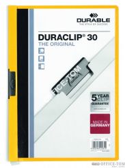 Skoroszyt DURABLE DURACLIP® Original 30 żółty