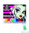 Kredki BAMBINO w opr.drew. 18 kol. + temperówka MONSTER HIGH St.Majewski - 2