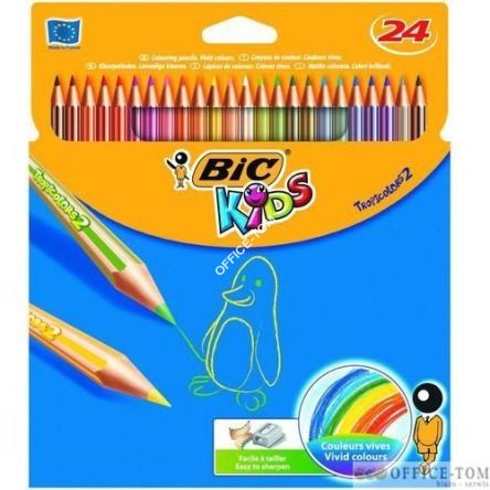 Kredki BIC Tropicolor Pudełko 24