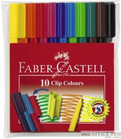 Flamastry Łączące Się Etui 10 Szt. FABER-CASTELL