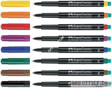 Foliopis Multimark z gumką OHP permanentny S 0,4 ZIELONY FABER-CASTELL