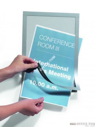 Ramki MAGAFRAME A4 srebrne (2 sztuki) DURABLE