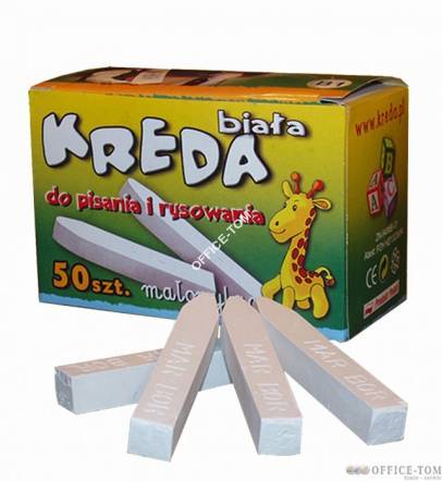 Kreda biała 50 sztuk  MAR-BOR  B1