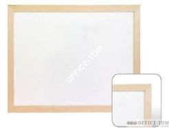 Tablica magnetyczno-suchościeralna biała w ramie drewnianej 100x150 Wielkor