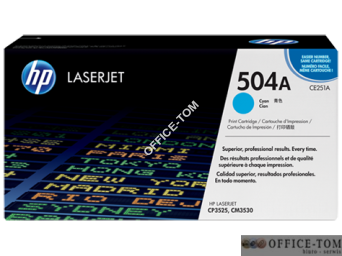 Toner HP 504A (CE251A) niebieski 7000str