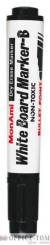 Marker MONAMI WHITE BOARD okrągła końcówka B/12 czarny