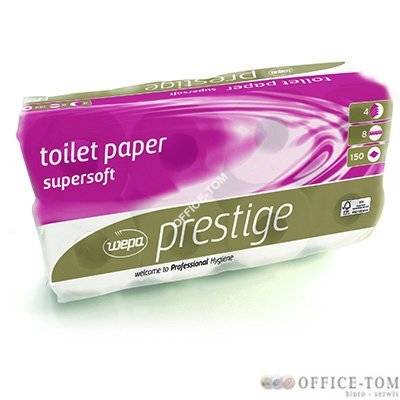Papier toaletowy trzywarstwowy (opakowanie 8 rolek) , 150 listków WEPA