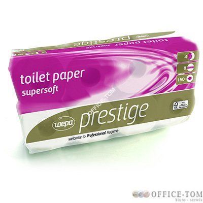 Papier toaletowy trzywarstwowy (opakowanie 8 rolek) , 150 listków WEPA