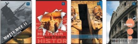 Zeszyt A5 60 kratka  historia INTERDRUK