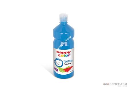 Farba Tempera Premium 1000ml, błękitny Happy Color