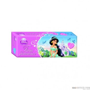 Farby plakatowe 12 kol. 20ml DISNEY KSIĘŻNICZKI St.Majewski