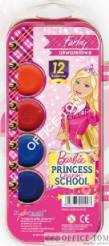 Farby akwarelowe 12 kol. BARBIE  St.Majewski
