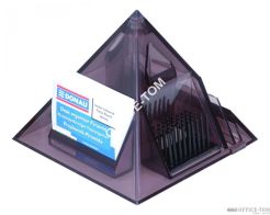 Przybornik DONAU piramida przezroczysty