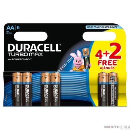 Bateria Turbo AA/LR6 K4+2 DURACELL