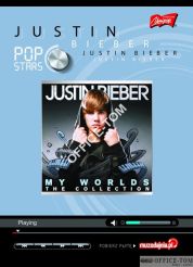 Zeszyt okładka laminowana A5, 60k., kratka, MUSIC STARS Unipap