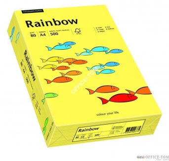 Papier xero kolorowy Rainbow żółty 16