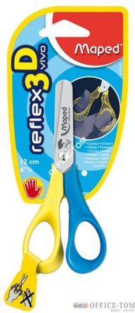 Nożyczki Szkolne Vivo 3D 12 cm Dla Leworęcznych Blister