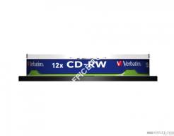 Płyta VERBATIM CD-RW  cake box 10  700MB  12x