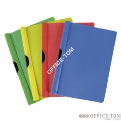 Skoroszyt z klipem bocznym niebieskiki OMEGA 0410-0043-03 Panta Plast