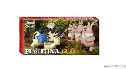 Plastelina 12 kolorów BARANEK SHAUN ST.MAJEWSKI