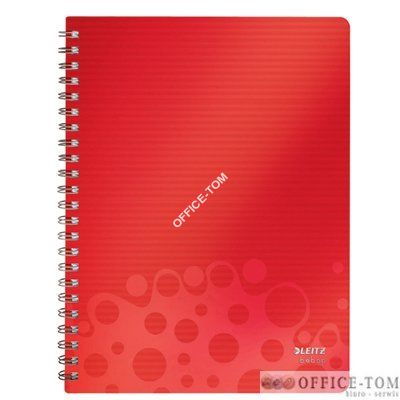 Kołonotanik LEITZ BEBOP A4 80str kratka Czerwony