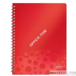 Kołonotanik LEITZ BEBOP A4 80str kratka Czerwony