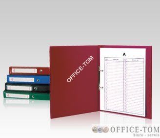 Teczka do akt osobowych 2 ringi Bordo TD-11-06