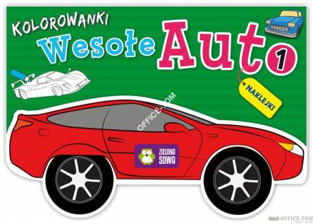 Książka WESOŁE AUTO CZ. 1 9788378956709 Zielona Sowa