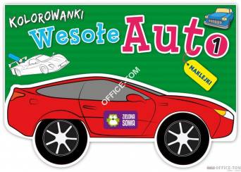 Książka WESOŁE AUTO CZ. 1 9788378956709 Zielona Sowa