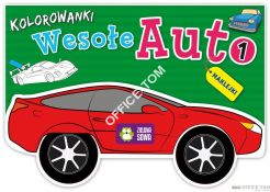 Książka WESOŁE AUTO CZ. 1 9788378956709 Zielona Sowa