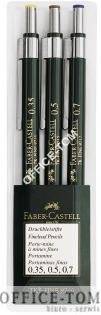 Ołówek automatyczny Tk-Fine 9760 Etui 3 szt. FABER-CASTELL