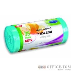 STELLA Worki na śmieci z USZAMI WYTRZYMAŁE 35L 30szt. NIEBIESKIE (HD-LD)