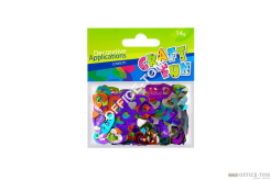 Ozdoby metaliczne Serduszka 14G CRAFT WITH FUN