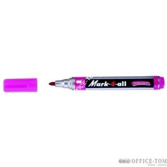 Marker permanentny STABILO mark-4-all, okrągła końcówka różowy