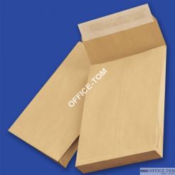 Koperty NC samoklejące z paskiem B5 HK brązowe 120g RBD z rozszerzanym dnem i bokami 250szt.